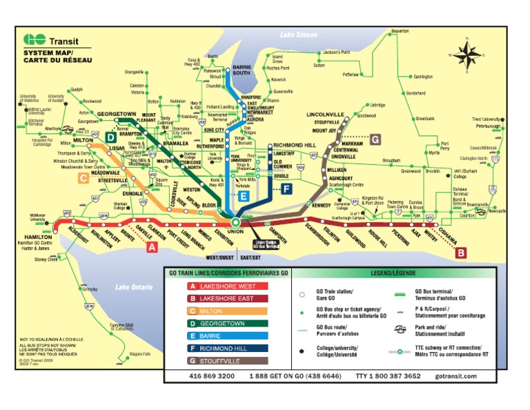 GO Transit Map: Hurontario & Hwy 407 | PDF