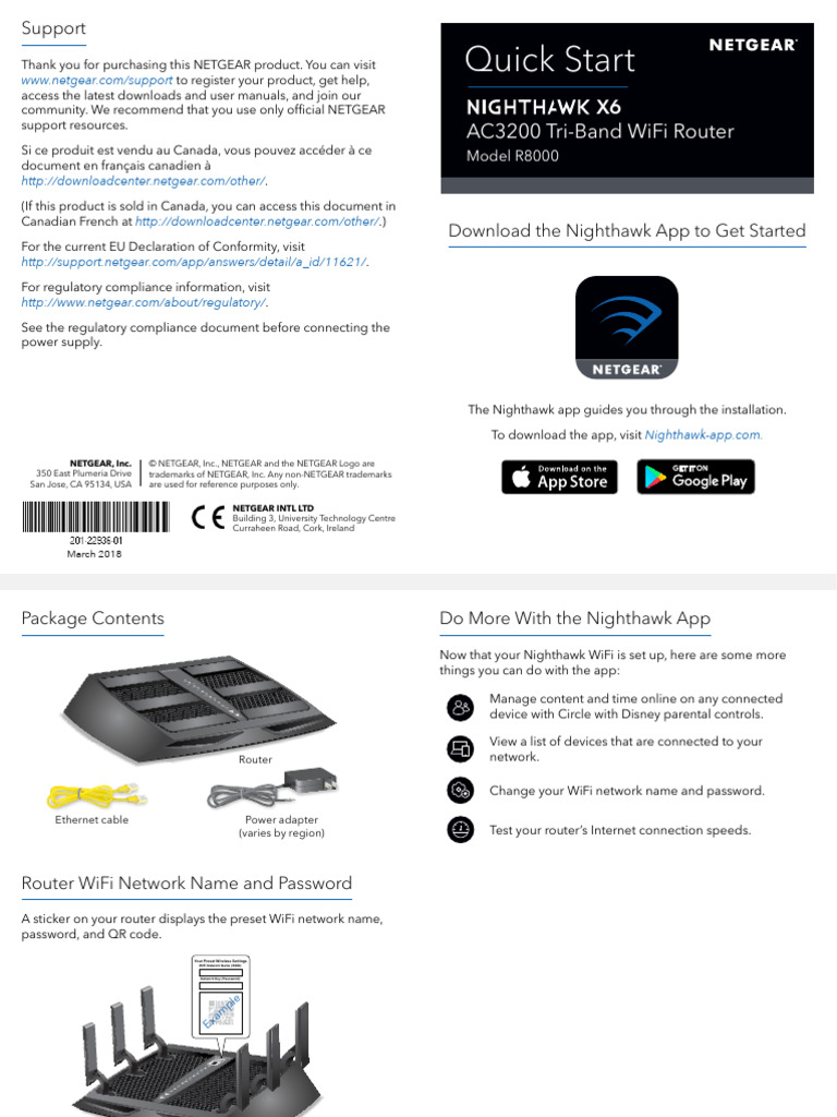 Model - R8000 Quick Start Guide (EN) | PDF | Wi Fi | Computer Science
