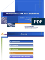 Extension On CUHK RFID Middleware: ERG4920B - FYP Presentation, 2008 - 2009