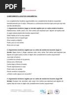 Complemento Locativo Argumental: Definición y Ejemplos | PDF | Verbo ...