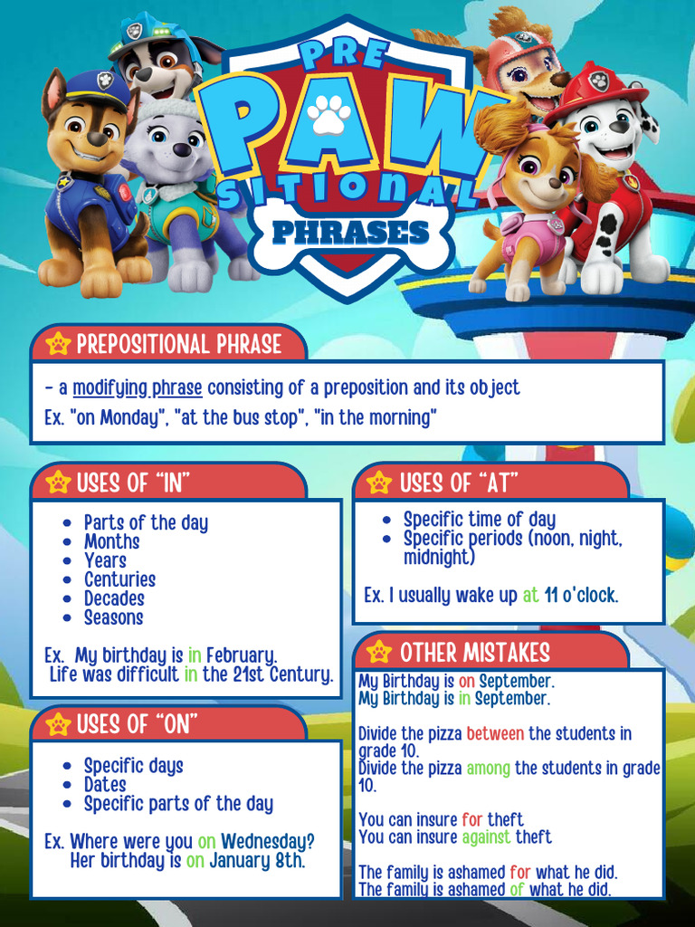 Common Prepositional Phrase Errors | PDF | Language Arts & Discipline