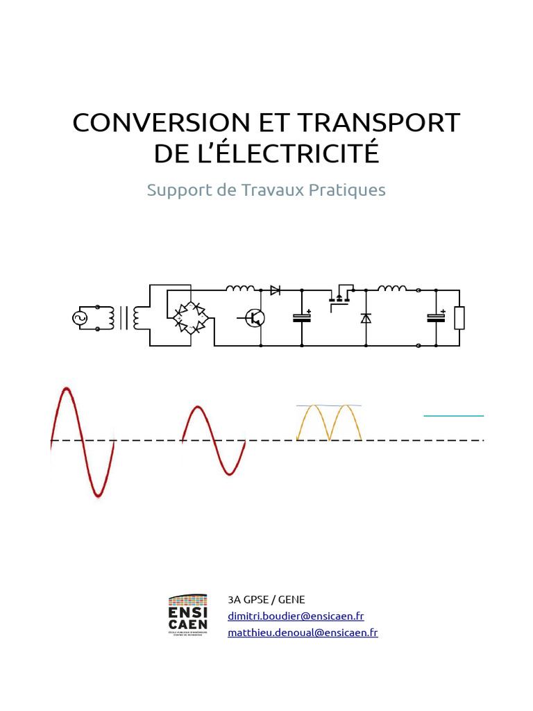 Transformateur Monophasé en TP | PDF | Transformateur électrique ...