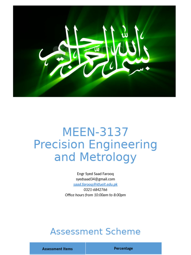 Lecture 1,2 Week | PDF | Accuracy And Precision | Instrumentation