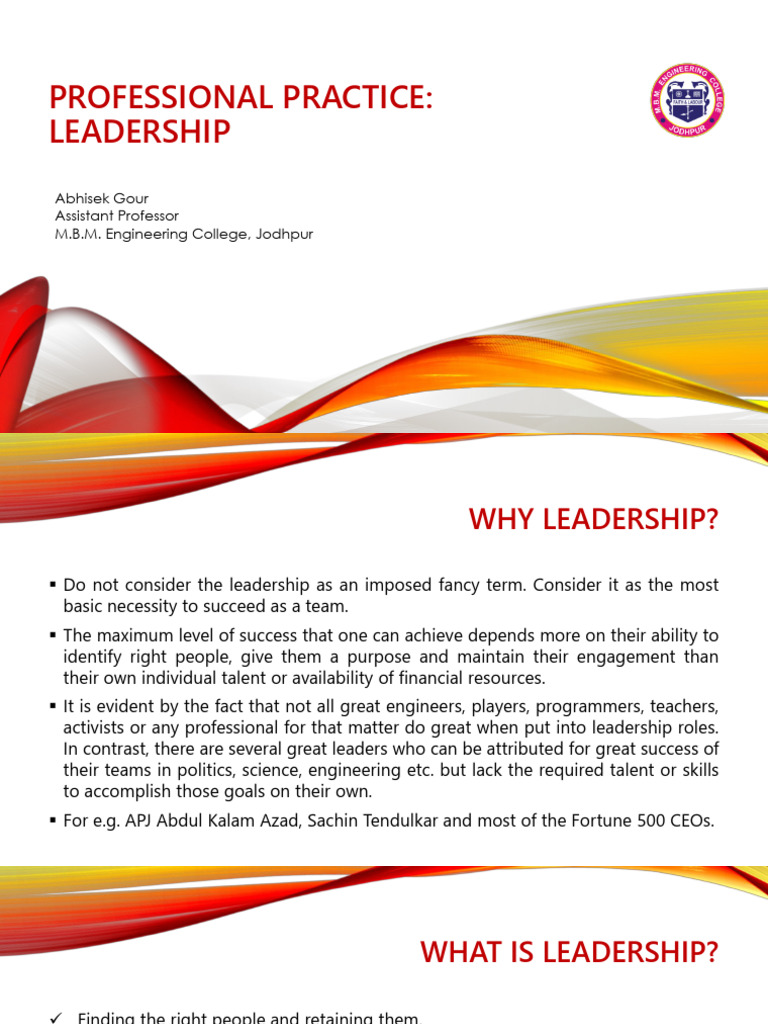 Essential Leadership Skills for Success | PDF | Leadership | Engineering