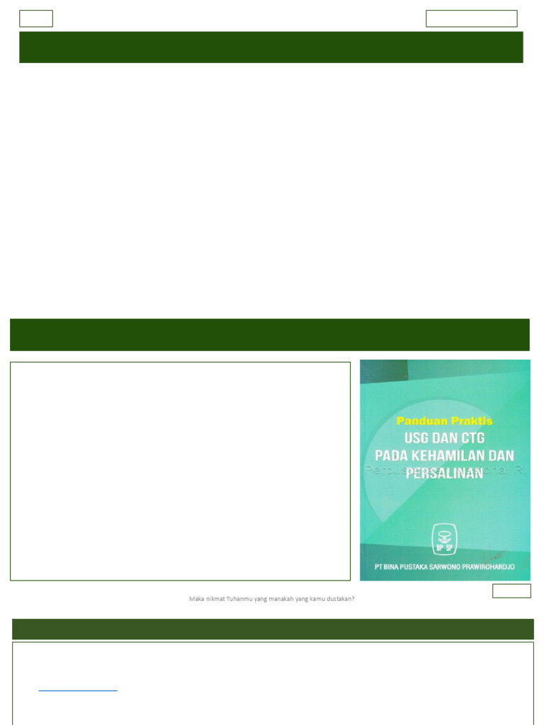 Interpretasi Hasil c-CTG Kategori 1-3 | PDF