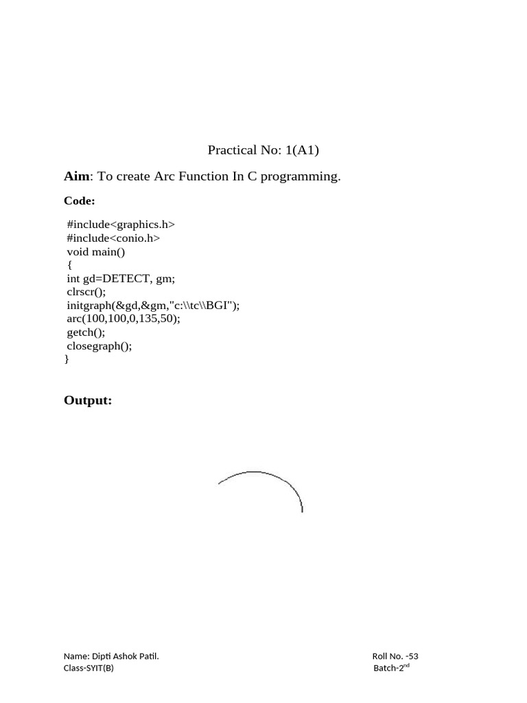 C Programming Graphics Functions Guide | PDF | Euclidean Geometry ...