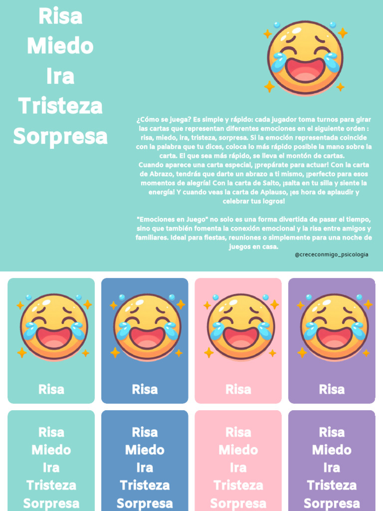 Emociones en Juego: Risa y Miedo | PDF | Las emociones | Sicología