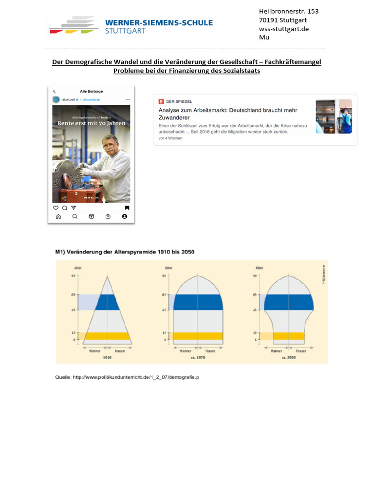 Abschluss - Demografischer Wandel | PDF