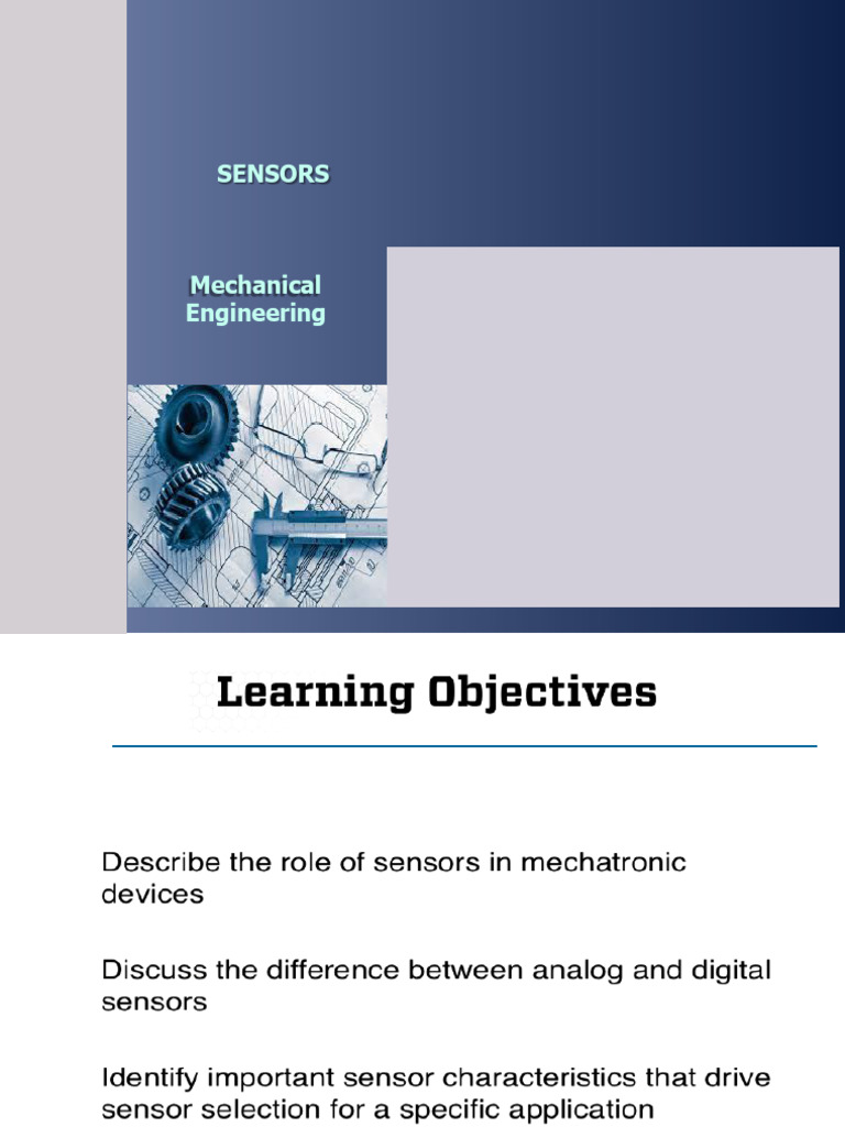 Unit 2-A Sensors | PDF | Sensor | Accuracy And Precision