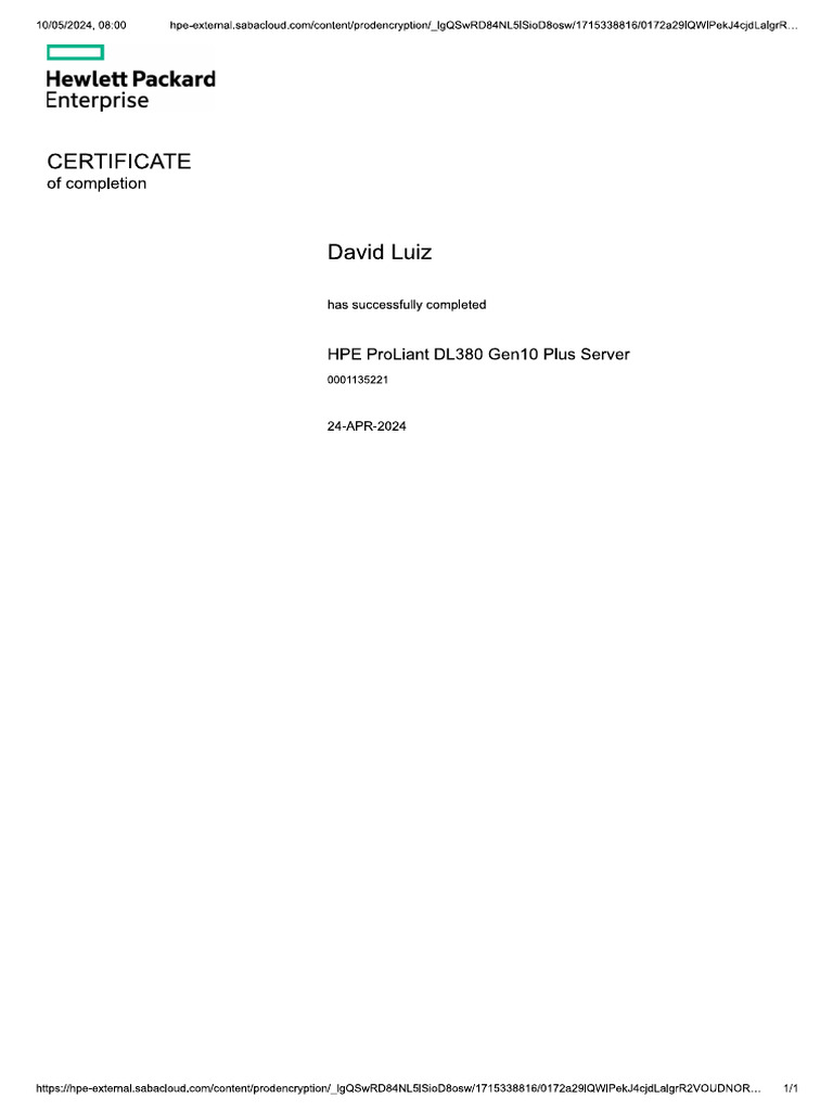 HPE ProLiant DL380 Gen10 Plus Server | PDF