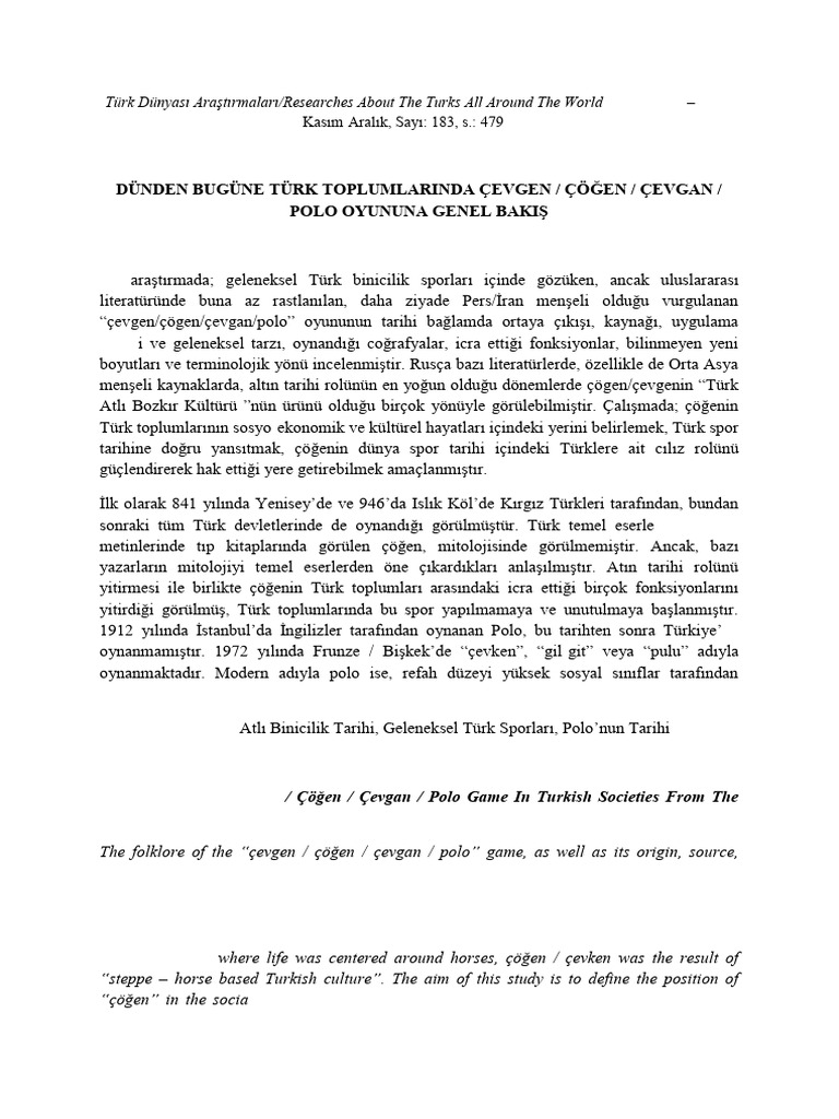 Dunden Bugune Cevgan | PDF