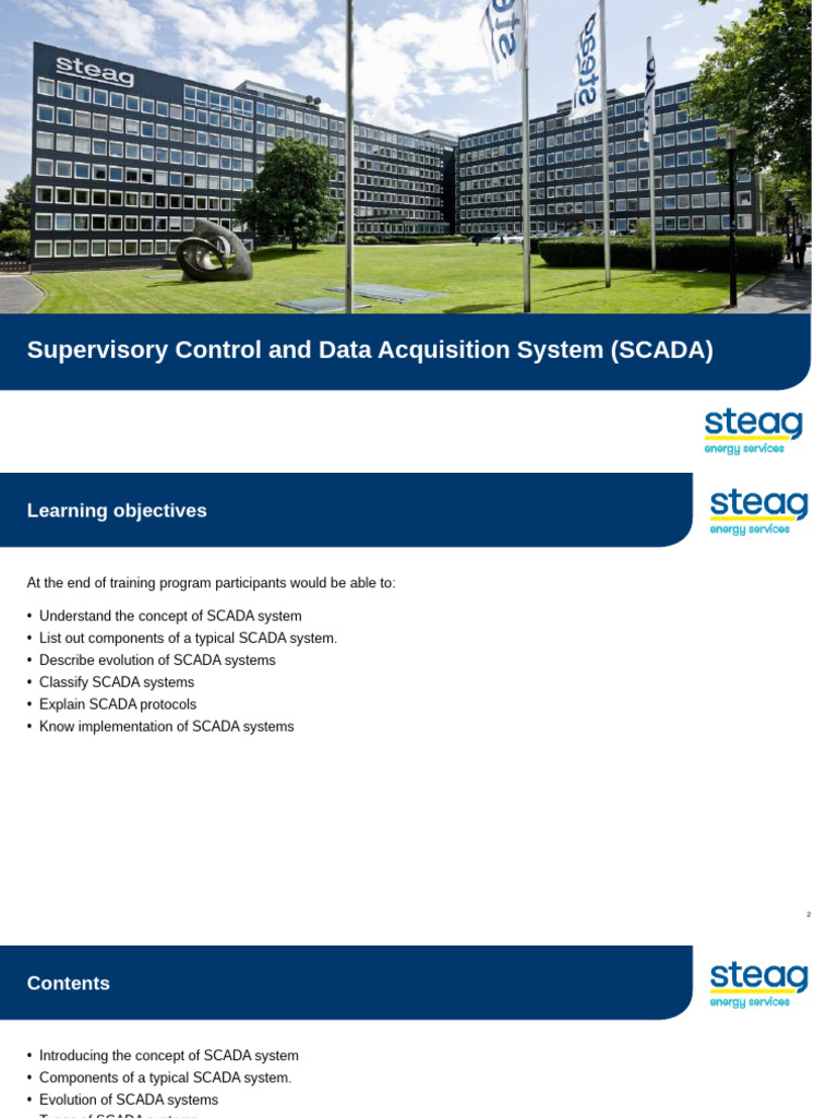 SCADA System Overview and Components | PDF | Scada | Programmable Logic ...