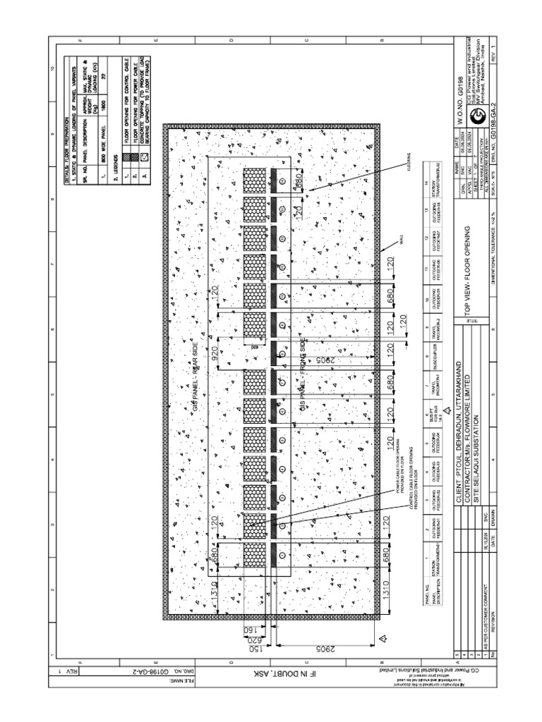 33KV GIS Base Frame Mounting | PDF