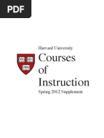 Download Harvard Spring 2012 Catalog Supplement by John Harvard SN79424474 doc pdf