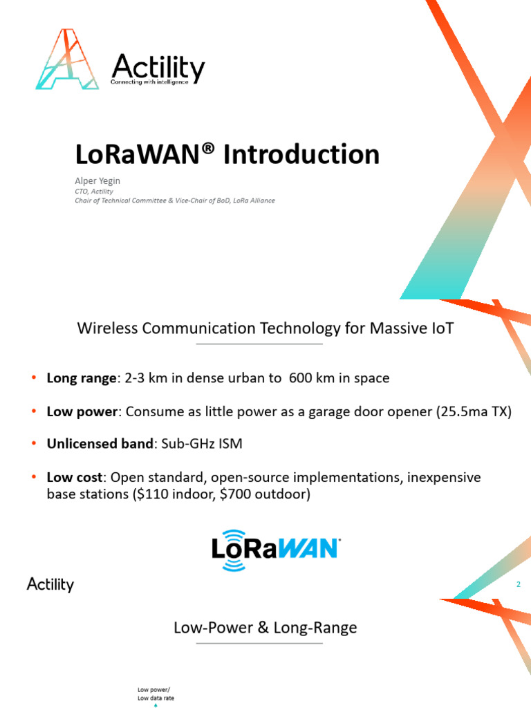 LoRaWAN Tutorial ISKI 2 | PDF | Internet Of Things | Computer Networking