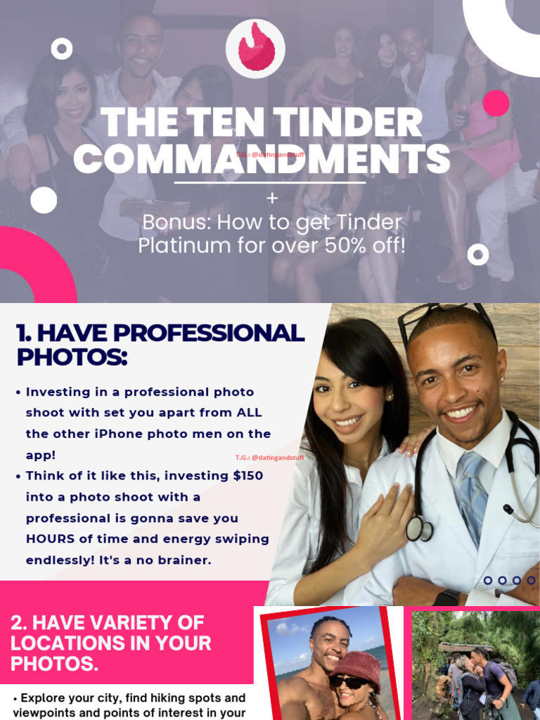 Tinder Tips for Savvy Daters | PDF | Tinder (App) | Mobile Software