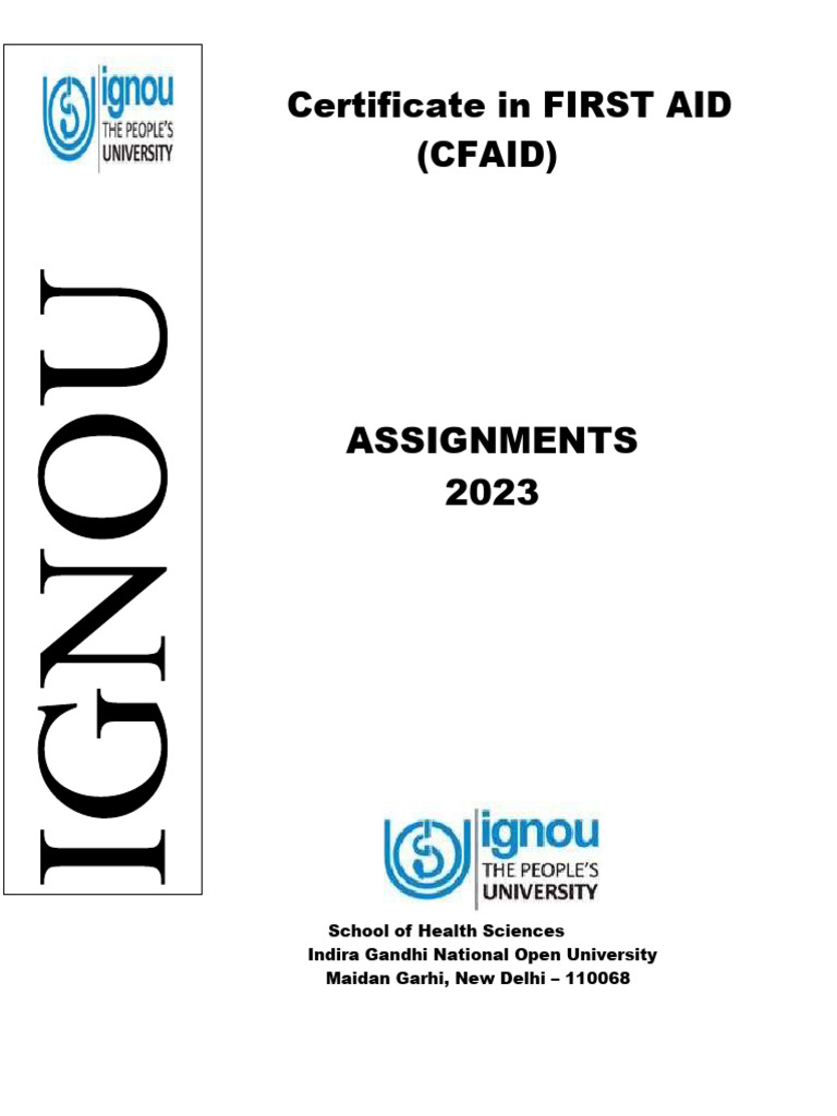 Cfaid BNS 040 2023 Assignments | PDF | Cardiopulmonary Resuscitation ...