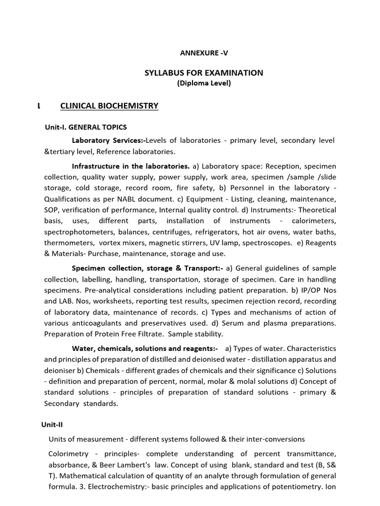 Lab Technician Grade 2 Syllabus 2024 | PDF | Metabolism | Biochemistry