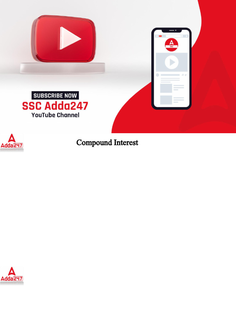 Compound Interest | PDF