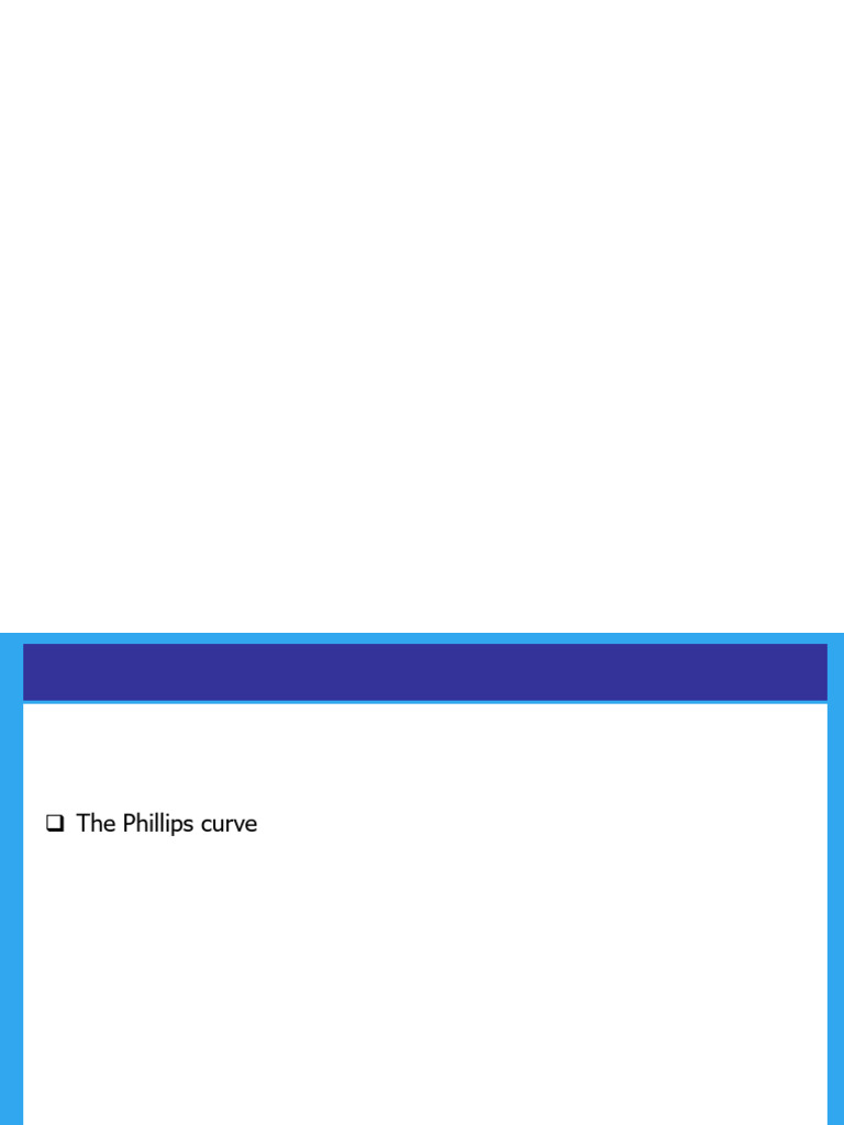 Revisiting the Phillips Curve Dynamics | PDF | Phillips Curve | Inflation