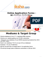 Online Application Forms Marketing Promotions