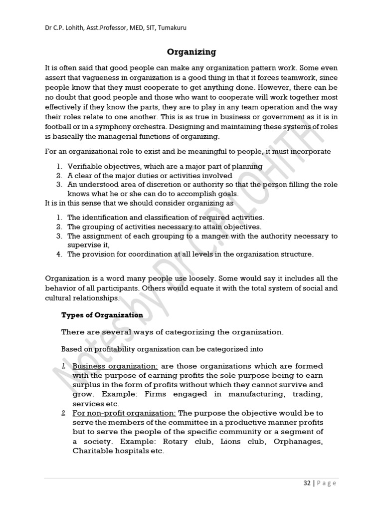 Unit 2 - Organizing & Staffing | PDF | Organizational Structure ...