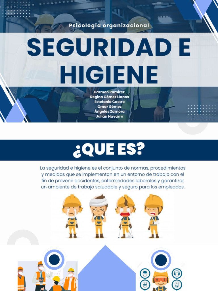 Seguridad e Higiene Laboral PDF | PDF | Derecho laboral | Seguridad y ...