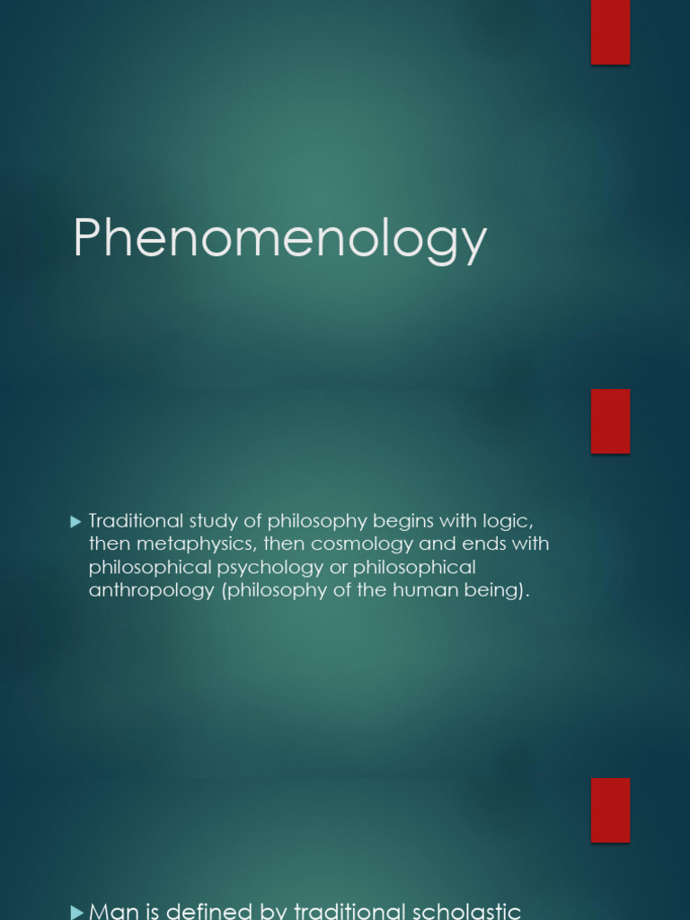 Understanding Phenomenology in Philosophy | PDF | Phenomenology ...