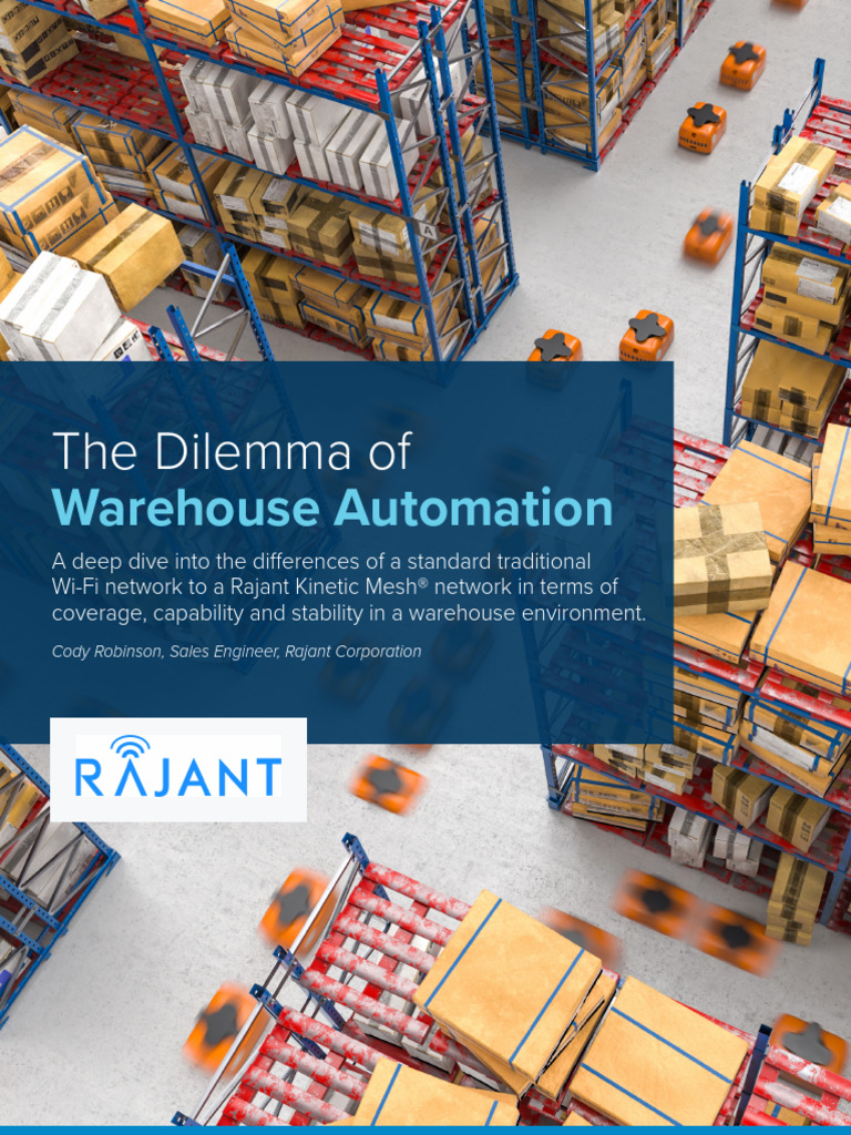 Whitepaper Rajant Vs Wi Fi in Warehouses 101221 | PDF | Computer ...