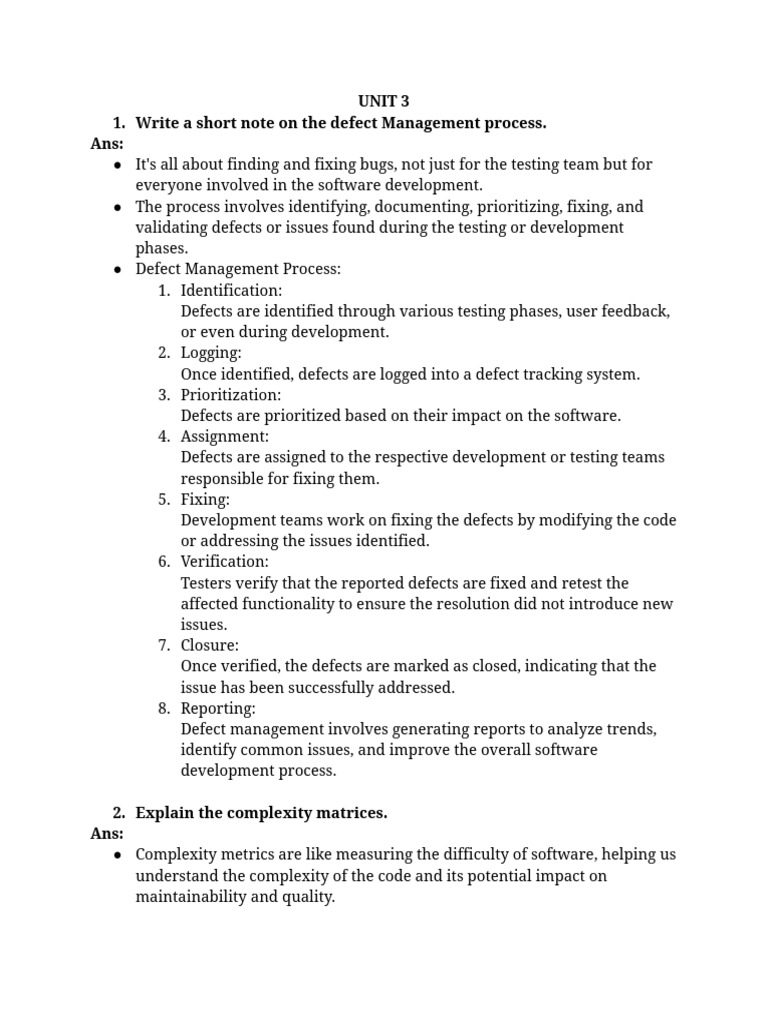 Defect Management and Software Quality Insights | PDF | Reliability ...