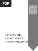 Marcadores argumentativos