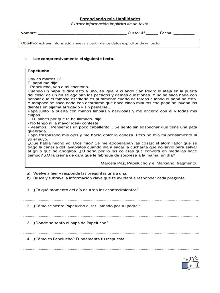 Extracción de Información en Papelucho | PDF | Hogar, jardinería y ...