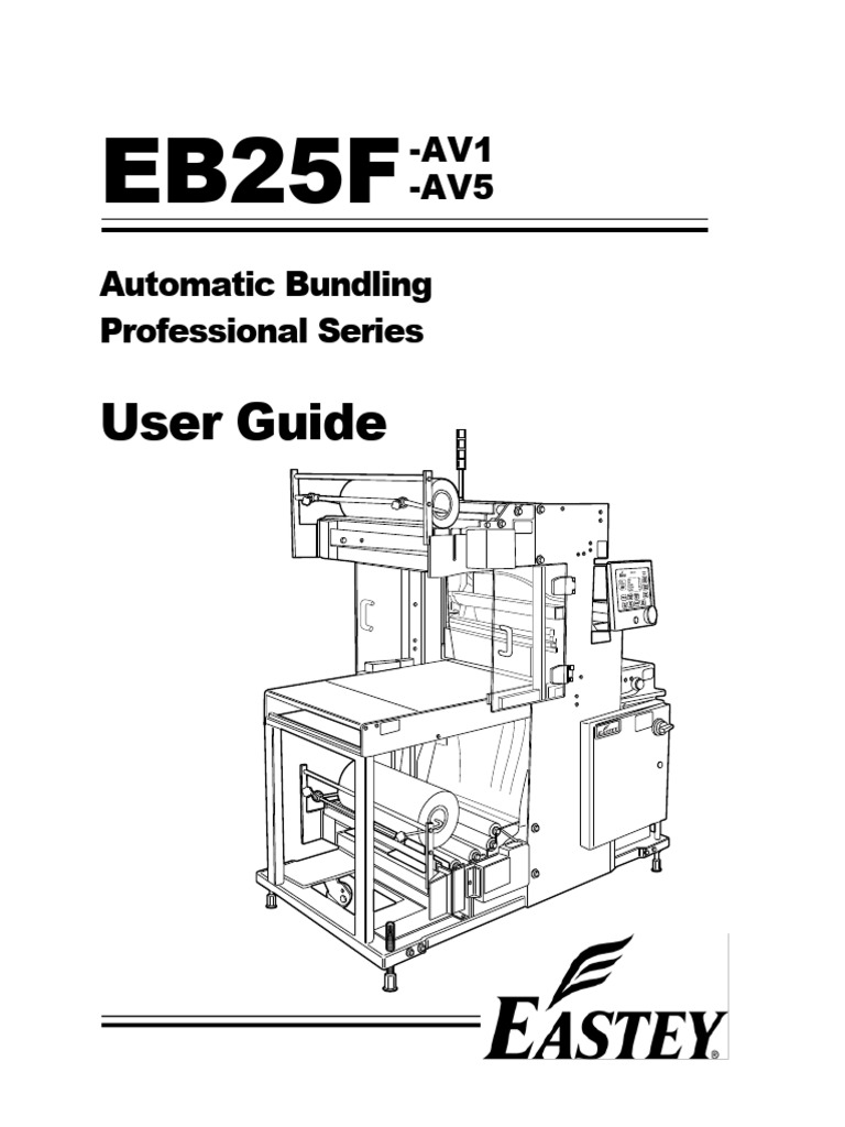 Eb25a Automatic Bundler User Guide | PDF | Switch | Belt (Mechanical)