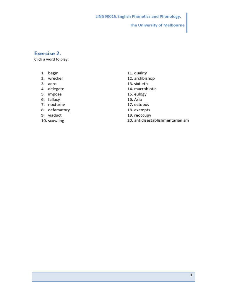 Listening Exercise 2 | PDF | Science & Mathematics