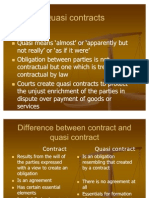 Quasi Contract