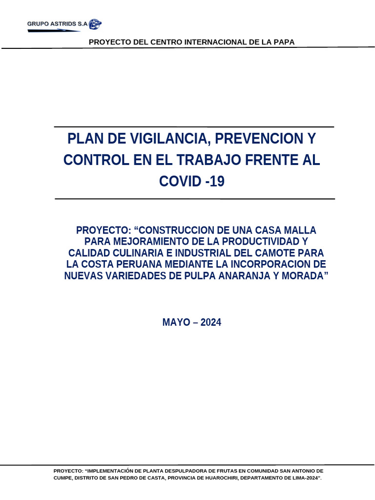 04 Plan Covid-19 | PDF | Lavado de manos | Ciencias de la Salud