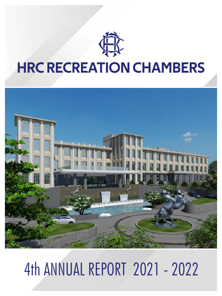 HRC Recreation Chambers 4TH Annual Report | PDF | Audit | Going Concern