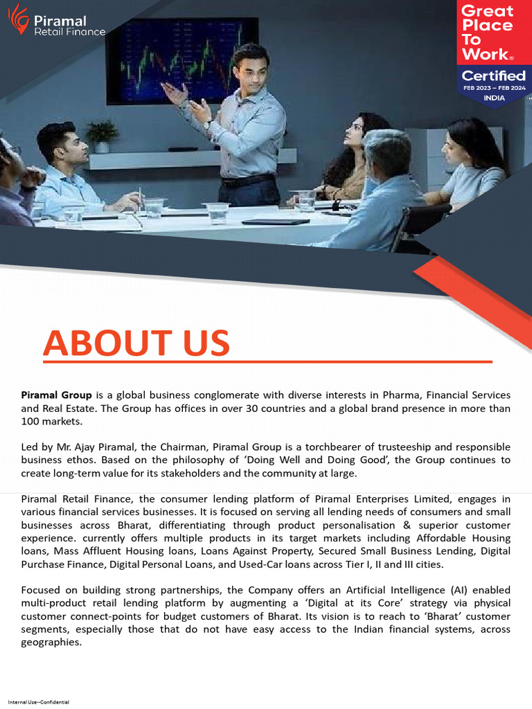Piramal Group: Fintech Product Manager | PDF | New Product Development ...
