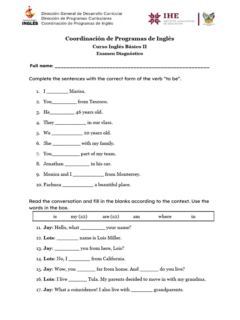 Diagnostic Test Basic Ii Pdf