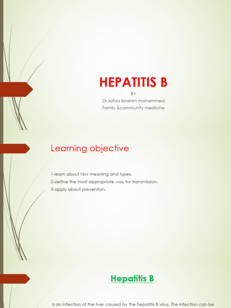 Lec 7 | PDF | Hepatitis B | Hepatitis