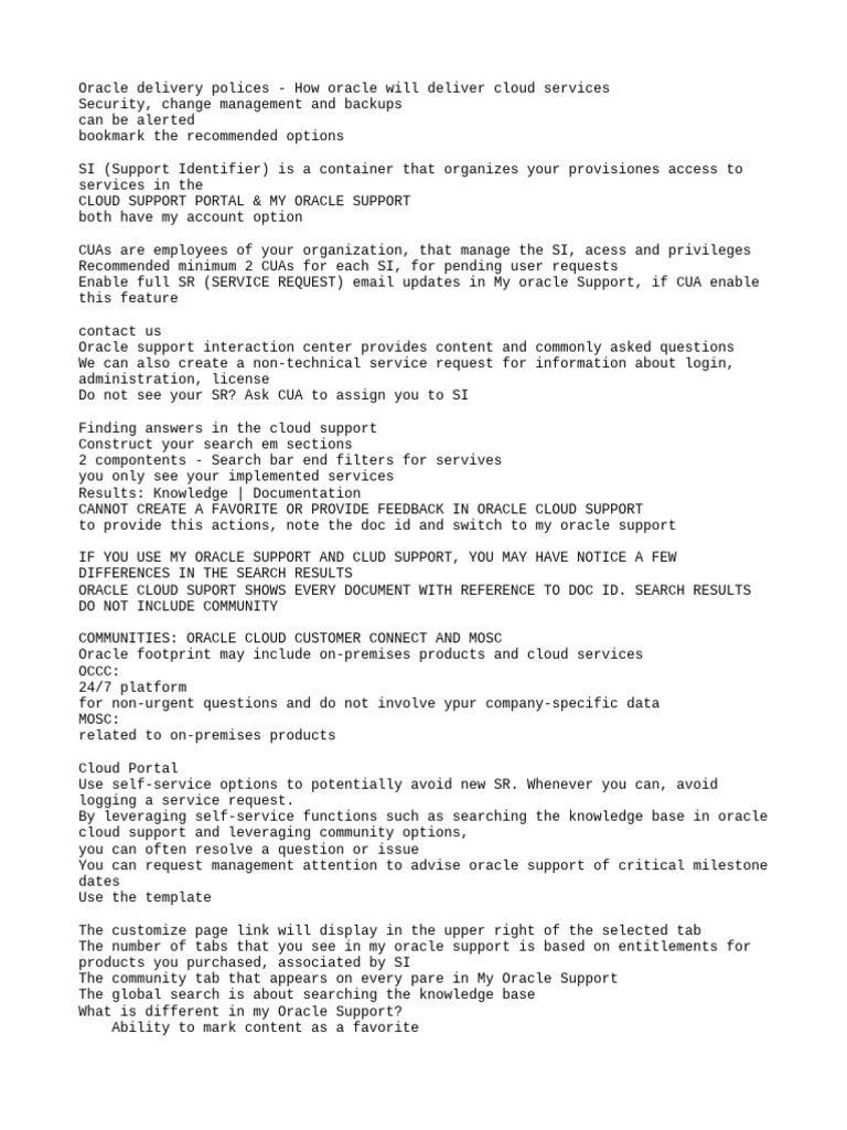 Anota es oracle cloud support specialist pdf cloud computing