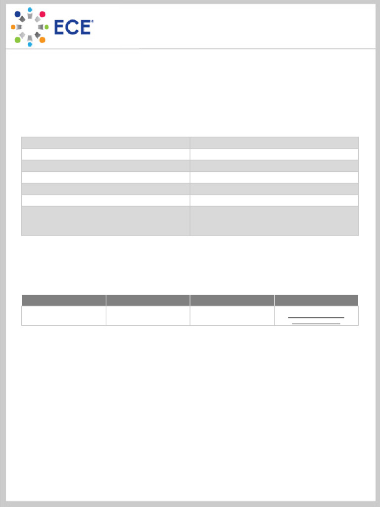 ECE Document Matching Form Instructions | PDF