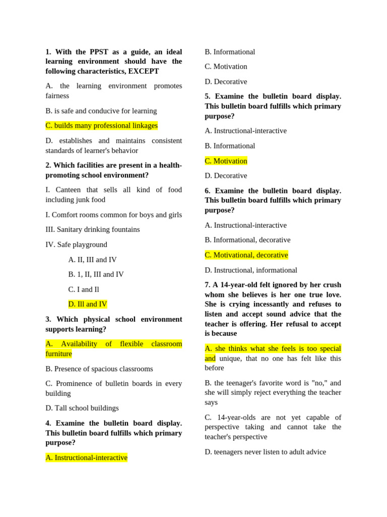 FS 1 | PDF | Learning | Teachers