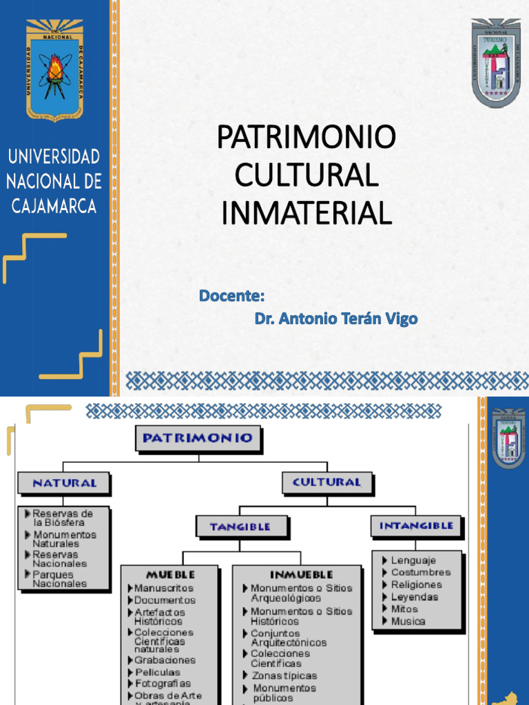PATRIMONIO CULTURAL Inmaterial | PDF | Educación en artes liberales ...