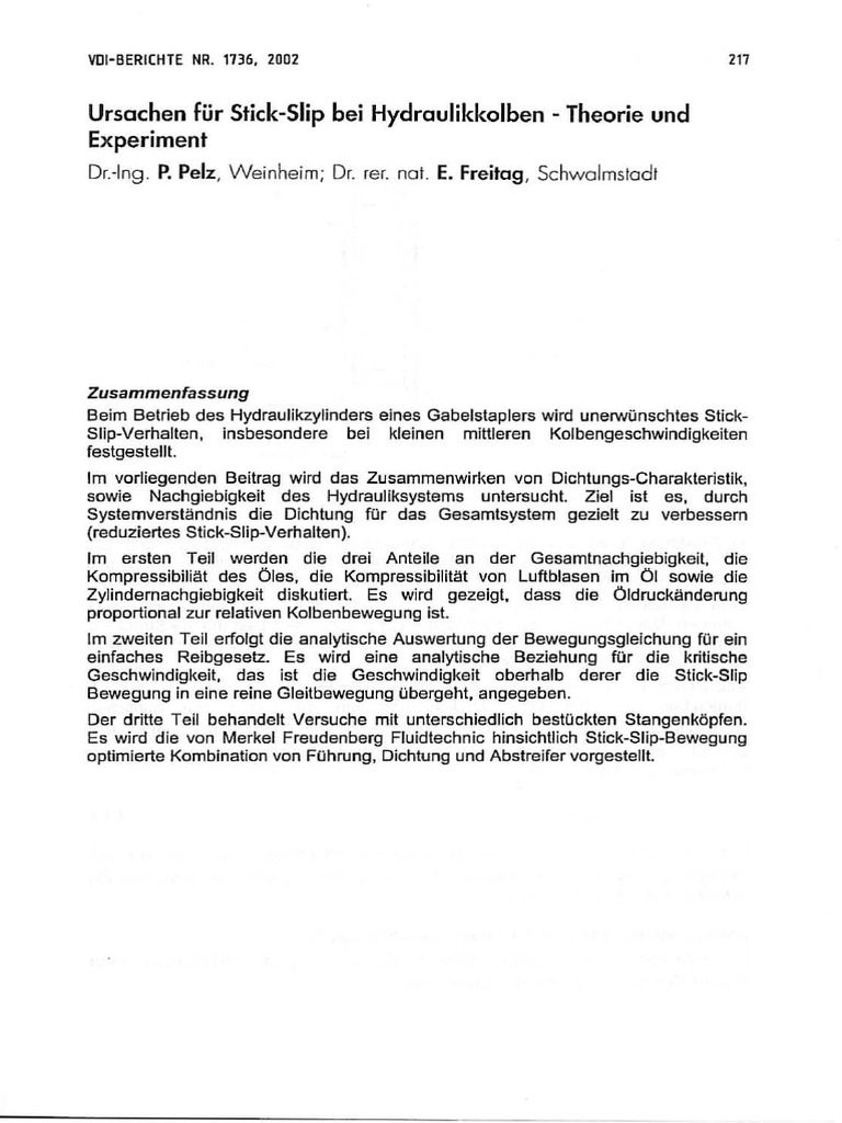 Stick Slip | PDF