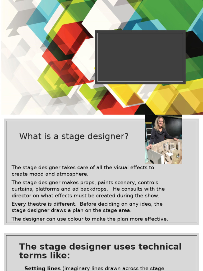 Understanding Stage Design Basics | PDF
