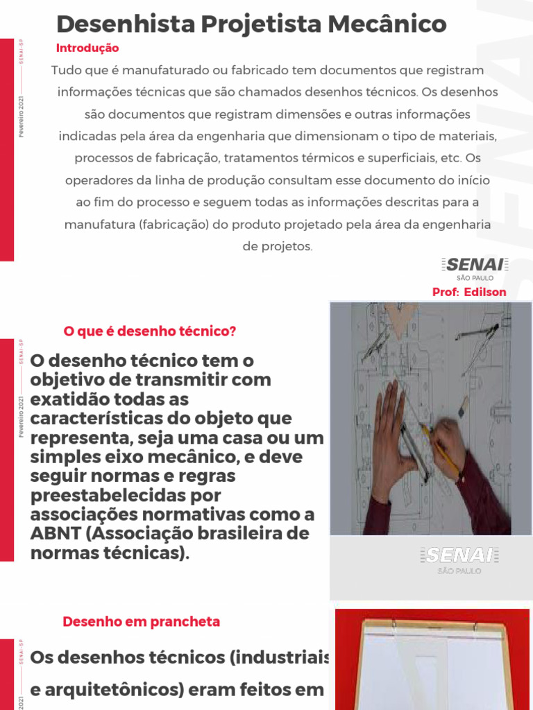 Guia Desenhista Projetista Mecânico | PDF | Desenho | Desenho técnico
