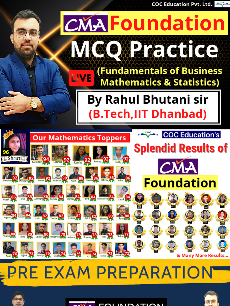 Rahul sir-MCQ-CMA | PDF