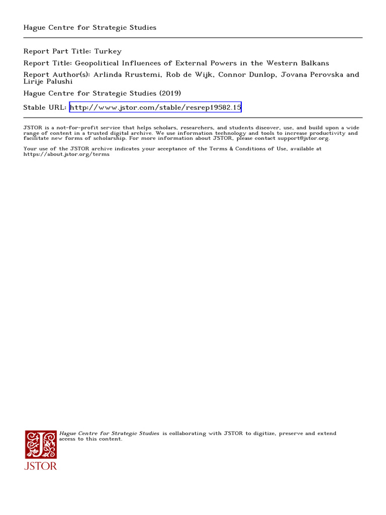 Rrustemi Turkey 2019 | PDF | Balkans | Turkey