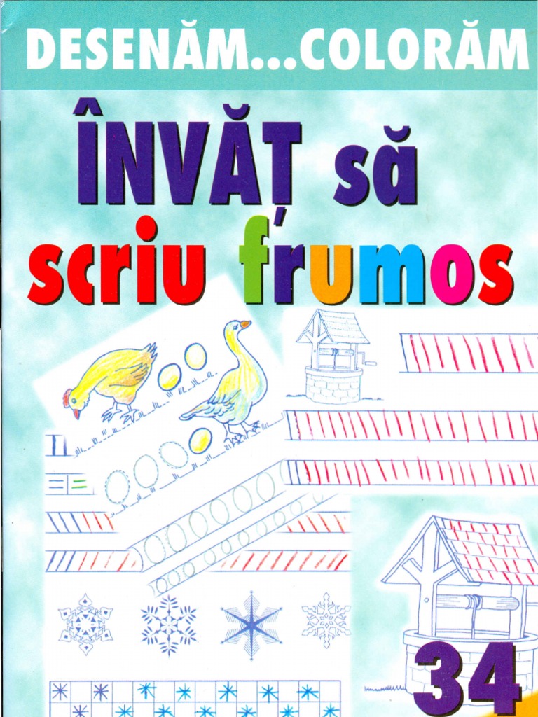 Invat Sa Scriu Frumos | PDF